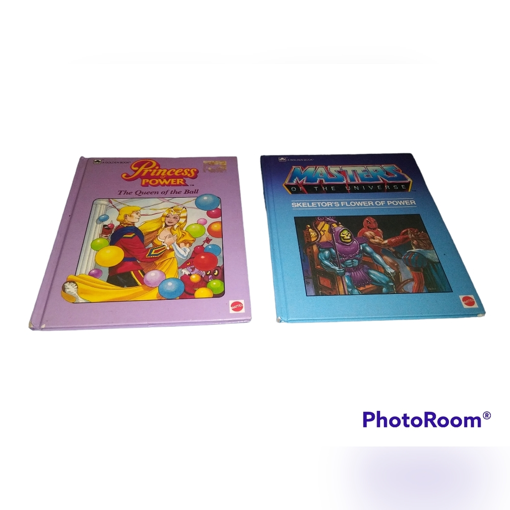 Vintage Masters of the Universe & Princess of Power Lot of 2 Books